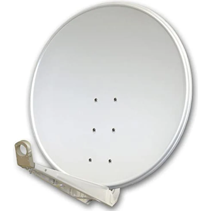 Premium X DELUXE100 Satellitenantenne 100 cm Aluminium in Hellgrau, HDTV 3D 4K, Octo LNB, witterungsbeständig, für 8 Teilnehmer – Bild 2