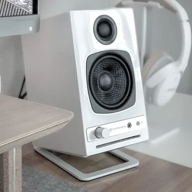 Audioengine Powered Bookshelf Speakers HD3 Regallautsprecher weiß – Bild 7