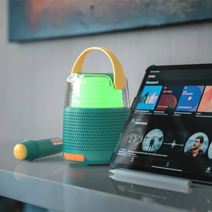 MOB KS-80 Bluetooth Lautsprecher (24 h Akkulaufzeit, Blau) – Bild 6