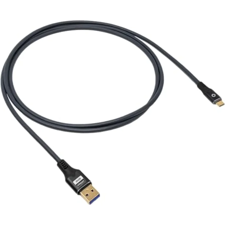 OEHLBACH USB Pulse AC, USB Typ A auf Typ C Kabel, 10 Gbps Datenrate, bis zu 60 Watt Ladeleistung, anthrazit, 1 m – Bild 2