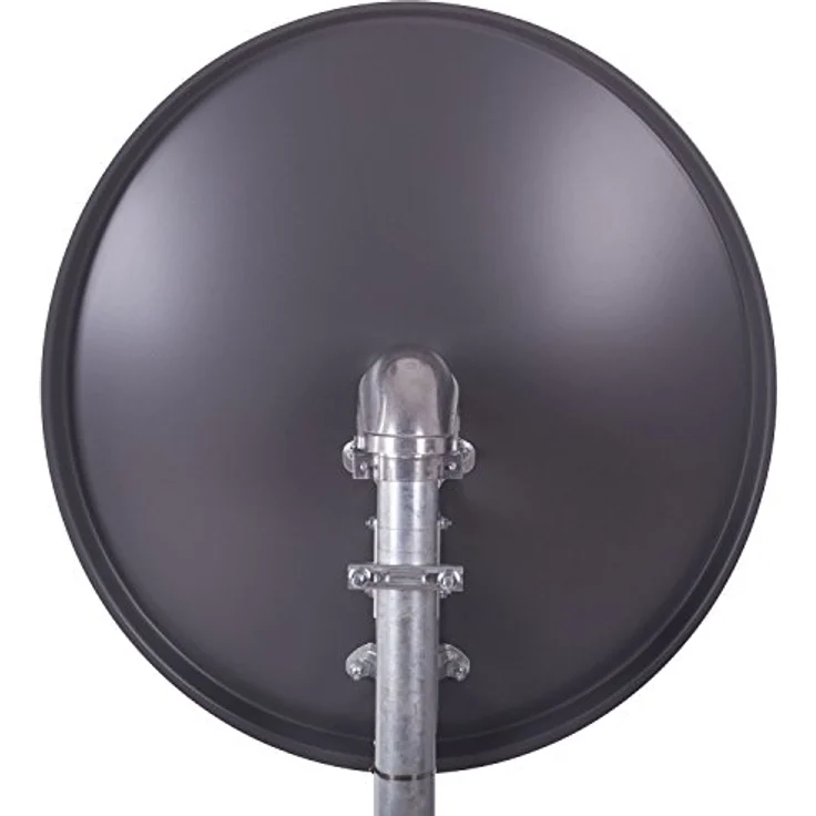 DUR-Line MDA 60cm Anthrazit - Aluminium Satellitenschüssel mit LNB Feedhalterung - Sat Antenne Spiegel Anlage [Digital, Camping, Astra 19,2Grad, DVB-S/S2, Full HD, 4K, 3D] – Bild 4