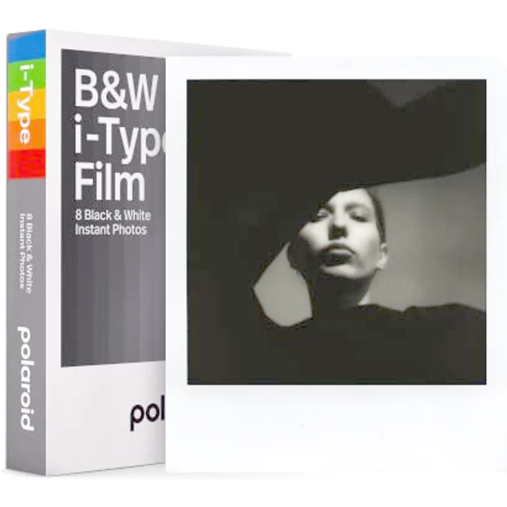 Polaroid B&W Film für i-Type, 12er-Pack, klassischer Schwarz-Weiß-Film mit weißem Rahmen – Bild 2