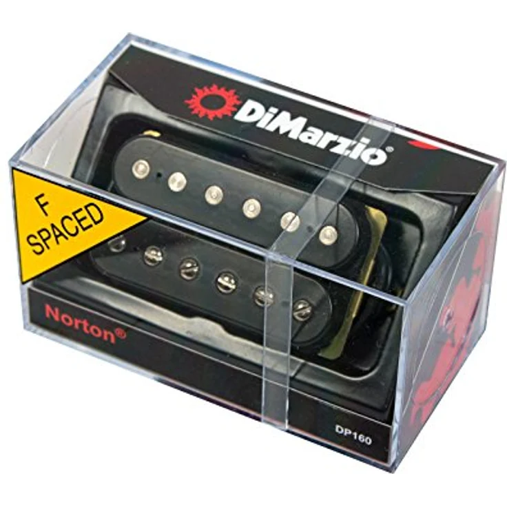 DiMarzio DP160 BK F-Spaced, Humbucker Pickup Norton, schwarz, warm und fett klingend – Bild 2