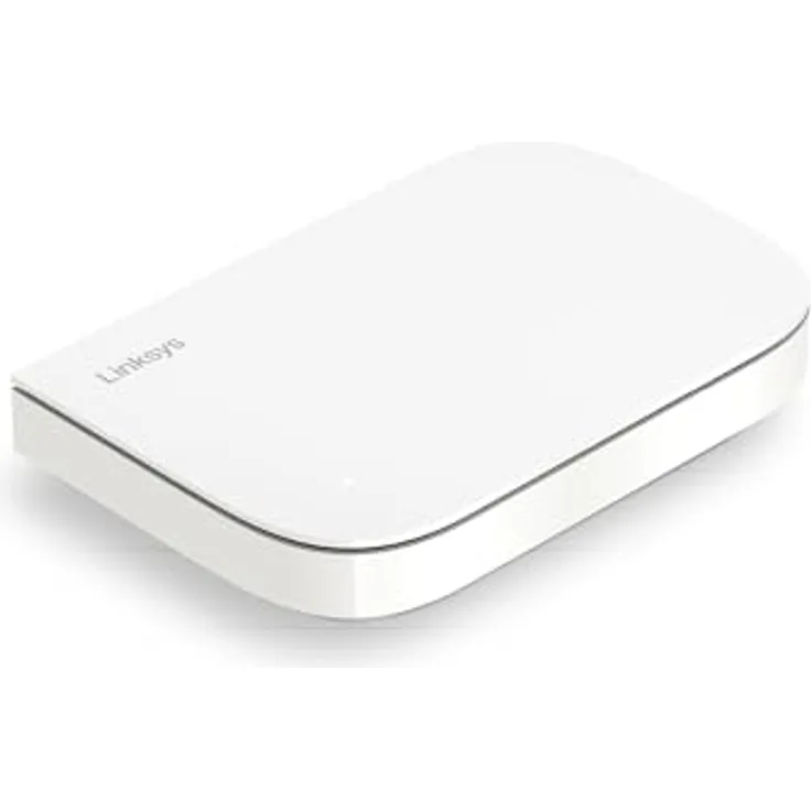 Linksys Velop Micro 6 Dual-Band Mesh WiFi 6-Router – Wireless Router für 186 m², bis 3 Gbit/s, 150+ Geräte – ersetzt Internet-Router & Extender, 1er-Pack