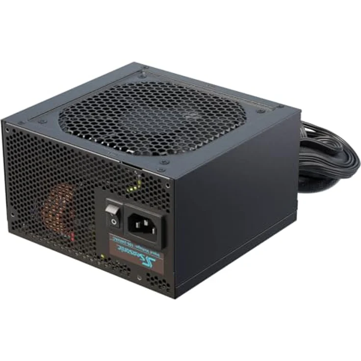 Seasonic G12 GM 80 PLUS Gold Netzteil, halbmodular, 750 Watt, effizient mit 120-mm-Lüfter, schwarz – Bild 2
