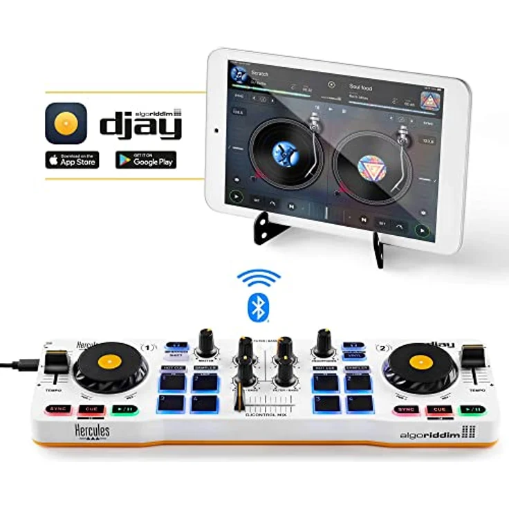 Hercules DJControl Mix – Bluetooth Wireless DJ Controller for Smartphones – 2 Decks – Bild 4