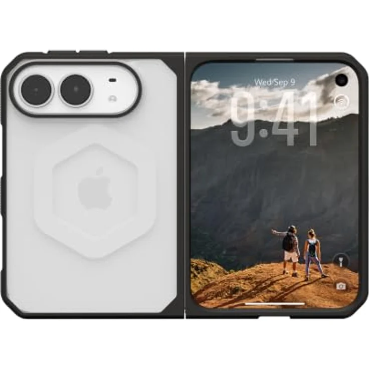 Urban Armor Gear Mouve MagSafe Case für iPhone Duo, transparent, stoßfest und mit integrierter MagSafe-Technologie – Bild 4