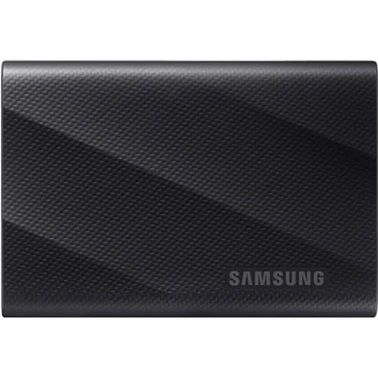 Samsung Portable SSD T9, 1 TB, 2.000 MB/s Lesen, 2.000 MB/s Schreiben, USB 3.2 Gen.2x2, Externe Festplatte für professionelle Anwender, Kompatibel mit Mac, PC, Android und 12K Kameras, MU-PG1T0B/EU