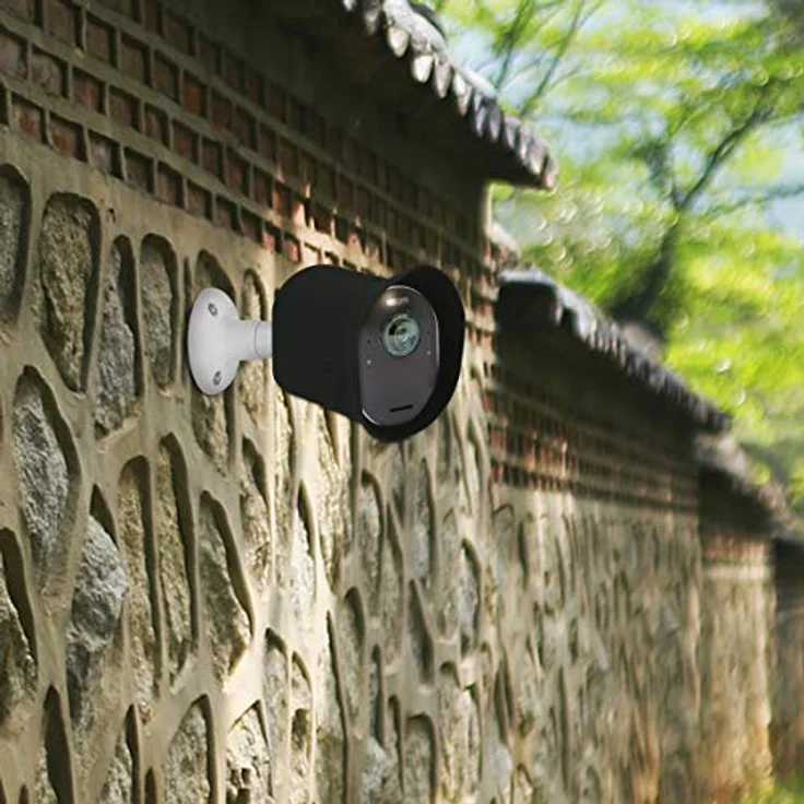 kwmobile 2X Schutzhülle für Arlo Ultra/Pro 3/Pro 4, Silikonkamera-Hülle mit Sonnenschutz, schwarz – Bild 2
