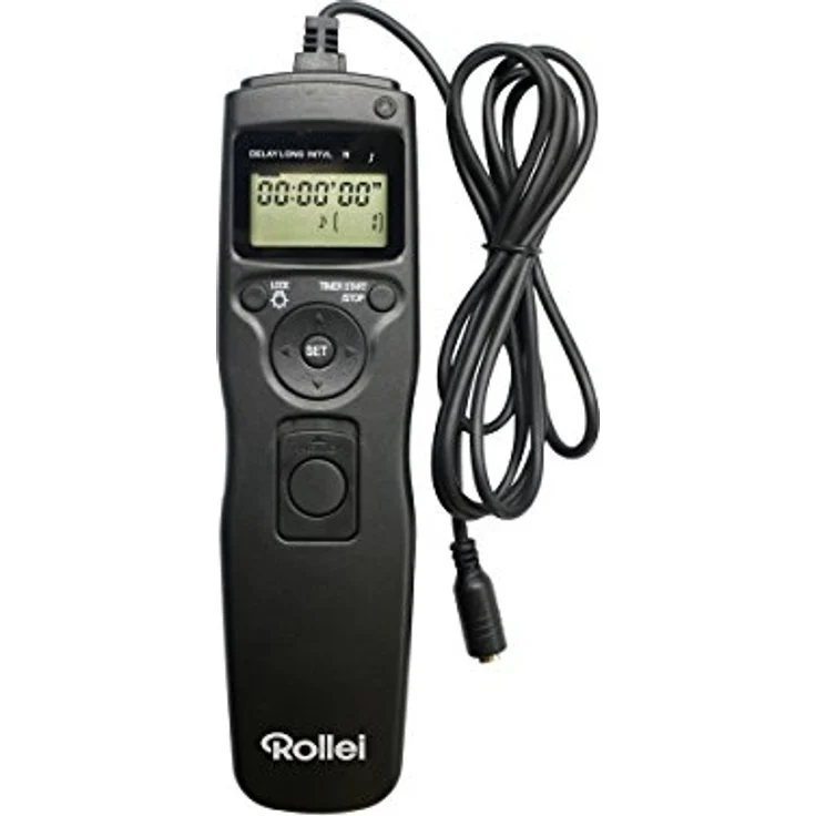 Rollei Kabelfernauslöser für Sony - Fernauslösung Ihrer Sony DSLM- DSLR Kamera, leichte Bedienung, optimal für Langzeitbellichtungen, Serienbildfunktion & Zeit-Intervall Aufnahmen mit LCD-Display – Bild 2