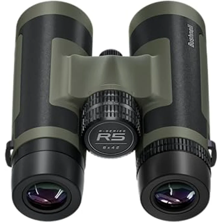Bushnell R5 Fernglas, 10x42mm, HD-Optik, wasserdicht mit EXO Barrier-Beschichtung, Ranger Green – Bild 2