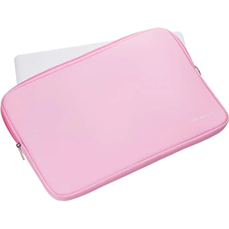 König Design Laptoptasche Laptophülle 14 Zoll Laptop Schutztasche Rosa, stoßfeste Notebooktasche mit Schutz vor Kratzern und Stößen – Bild 3