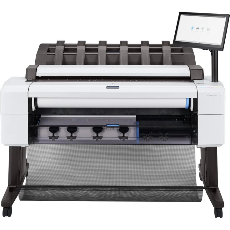 HP DESIGNJET T2600DR PS MFP, 36 Zoll Plotter mit 2400 x 1200 DPI, 6 Druckfarben, Wi-Fi Direct, Farbe: Cyan, Magenta, Gelb, Foto schwarz, Mattschwarz, Grau