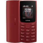 Nokia 105 2023 Dual-SIM red-terracotta, 1,77 Zoll Display und LED Taschenlampe