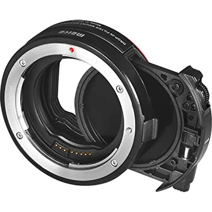 Meike MK-EFTR-C Drop-in Filter Mount Adapter Für Canon EF auf EOSR mit variablem ND-Filter und UV-Filter für EOS R R5 R6 RP R5C C70 Kameras – Bild 3