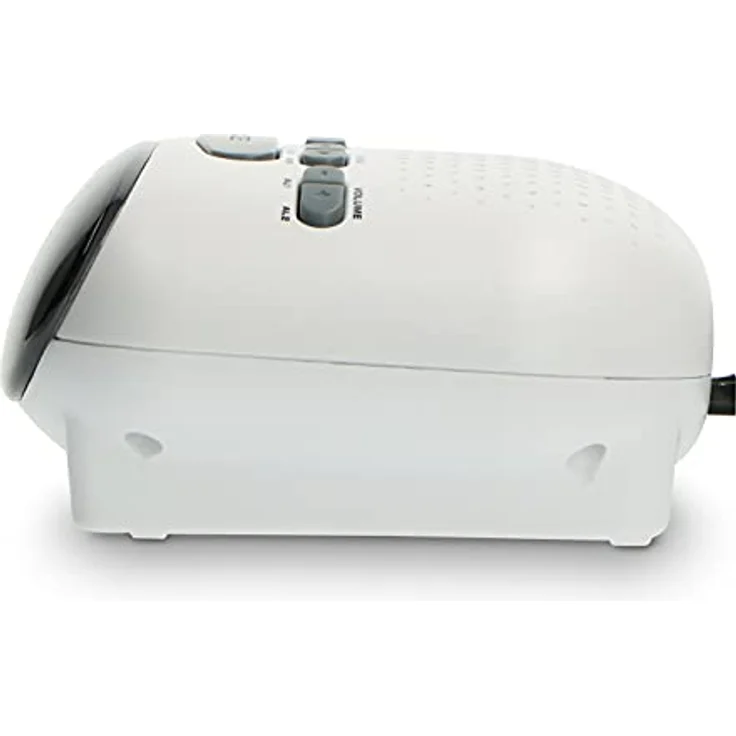 iS ICR-210 Uhrenradio (2X Weckzeiten, Schlummerfunktion, Sleeptimer) weiß – Bild 6