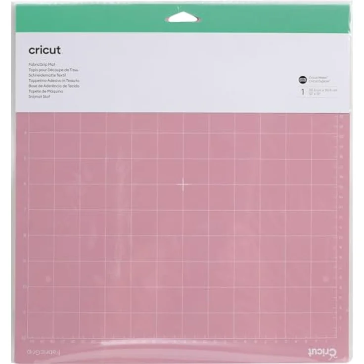 Cricut FabricGrip™ Schneidematte Pink, für präzises Schneiden von Stoffen mit Rotary Blade und Bonded Fabric Blade – Bild 2