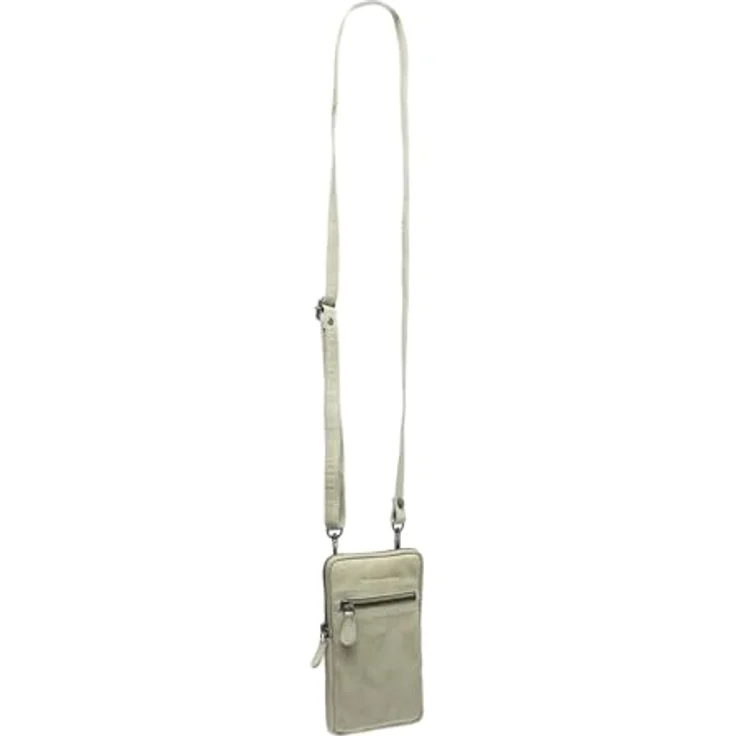 The Chesterfield Brand Salta Handytasche, 100% Leder, grün, geeignet für Smartphones bis 11 cm – Bild 1