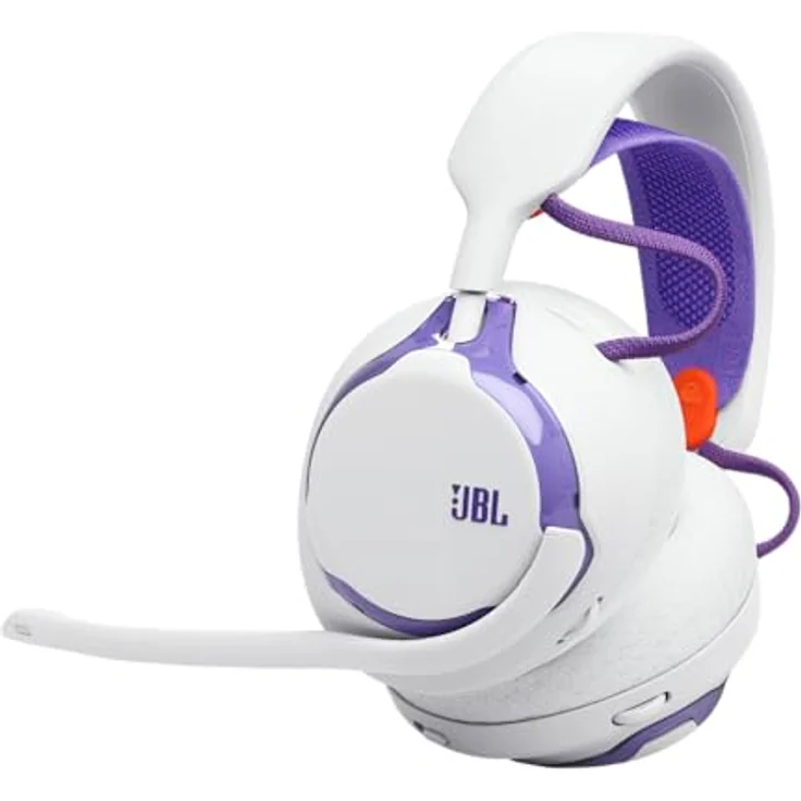 JBL Quantum 650, Over-ear Gaming Headset mit Bluetooth und USB Type-C, Weiß – Bild 2