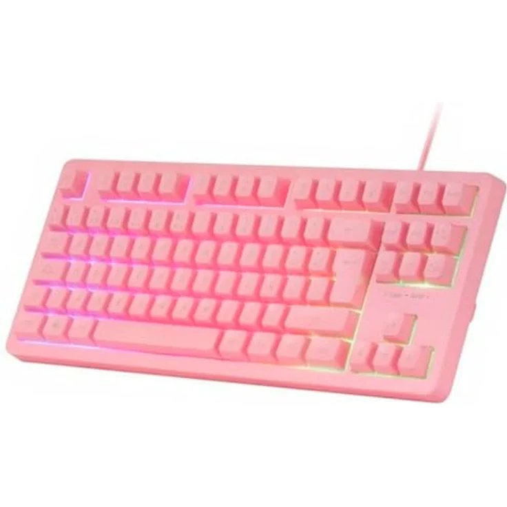 Mars Gaming MCP-RGB3, Pack Gaming Tastatur TKL RGB H-Mech + Gaming Maus RGB Flow 3200 DPI + Over-Ear RGB Headset + XXL Mauspad, Pink – Bild 4