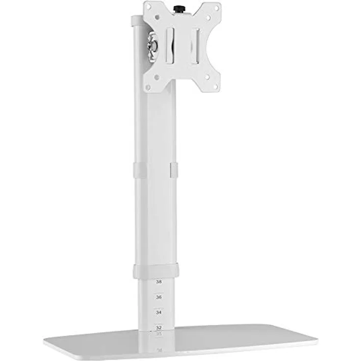 RICOO Monitor Halterung Arm für Computermonitore Monitorständer Schwenkbar Neigbar TS6811 Tischhalterung für 12-32 Zoll VESA 100x100 Monitorhalterung Bildschirmhalterung Bildschirm Stand