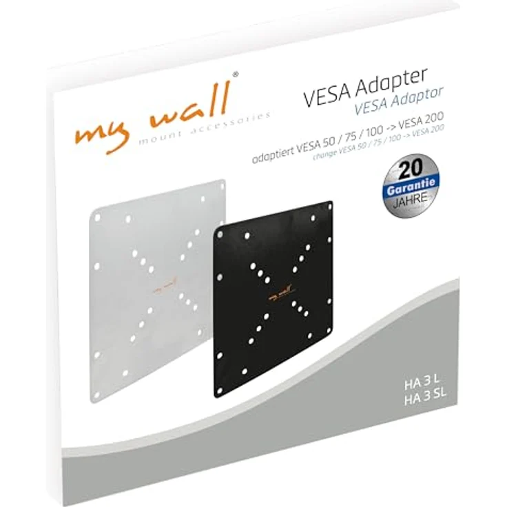 My Wall VESA-Adapter Passend für Serie: Universal Schwarz-2 – Bild 4