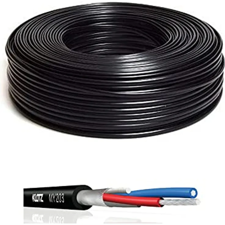 Klotz MY203SW.100 Mikrofon, 100 m Rolle