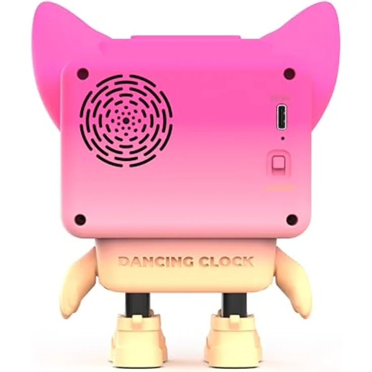 Mobility on Board Dancing Clock, Bluetooth 5.3 Lautsprecher mit 3W Leistung und Diffusor, Rosa – Bild 3