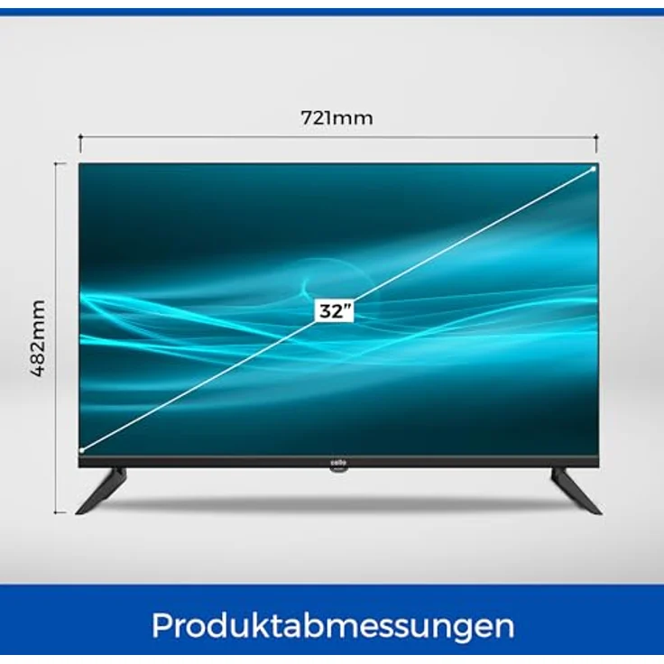 Cello C3224WSF 32 Zoll 12V Traveller Smart TV mit DVD-Player, Full HD 1080p, WebOS, Bluetooth, Netflix, Prime Video, vorinstallierten Apps, DVB-C/S2/T2 Tuner – Bild 3