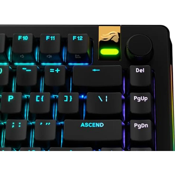 Glorious GPBT Backlit Keycaps, ANSI Layout (US), PBT, Dye-Sub - Schwarz – Bild 7