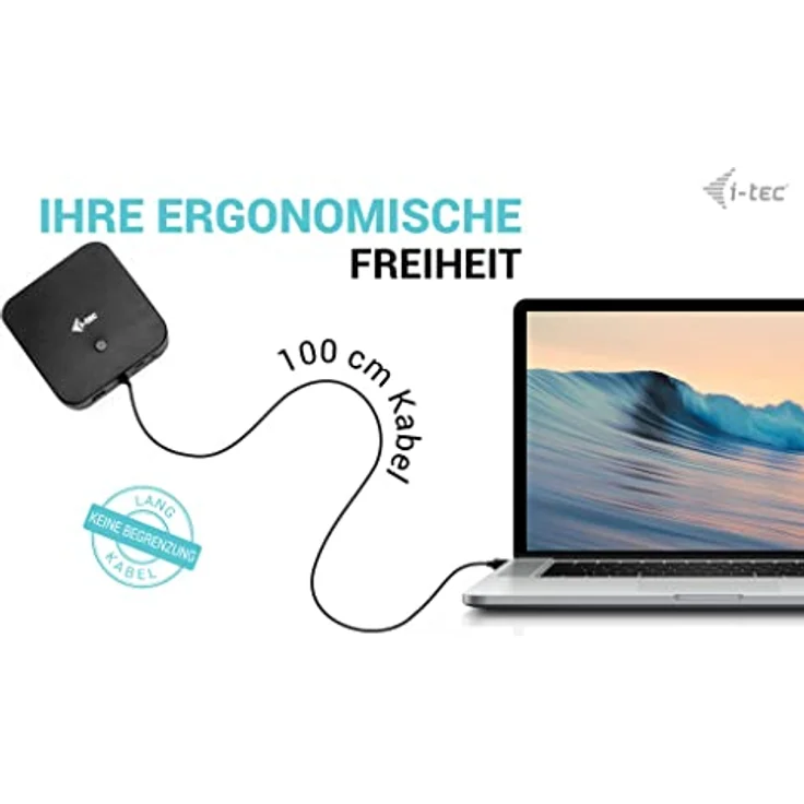 iTEC USB-C HDMI+2x DP Dock PD iTEC HDMI Dual DP PD 100W (C31Triple4Kdockpdpro) - Laptop-Dockingstation mit Unterstützung von bis zu drei externen 4K Monitoren, Auflösung von 5K/60 Hz, und 100W-Ladeadapter – Bild 9