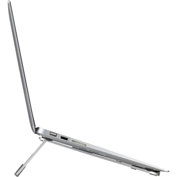 my wall HT19L Notebook-Ständer, faltbarer Aluminium Laptopständer, schwarz – Bild 3