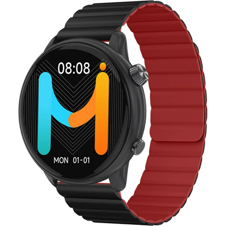 Imiki Smart Watch TG 2 Magnetisch, Fitness-Tracker und Echtzeitkommunikation, schwarz