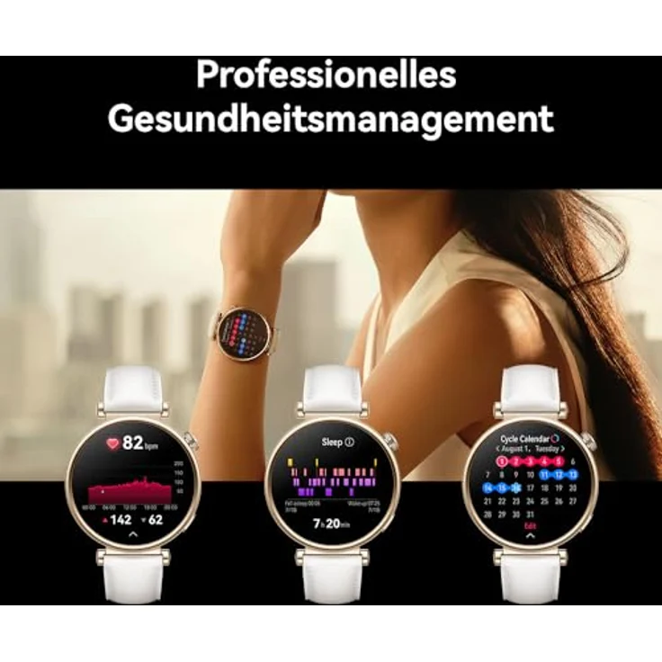 Huawei Watch GT 4 46mm Smartwatch, Oktagon Design, Bis zu 2 Wochen Akkulaufzeit‌, Erweitertes 24/7 Gesundheitsmanagement, Kalorienmanagement, Kompatibel mit Android und iOS, Grün – Bild 5
