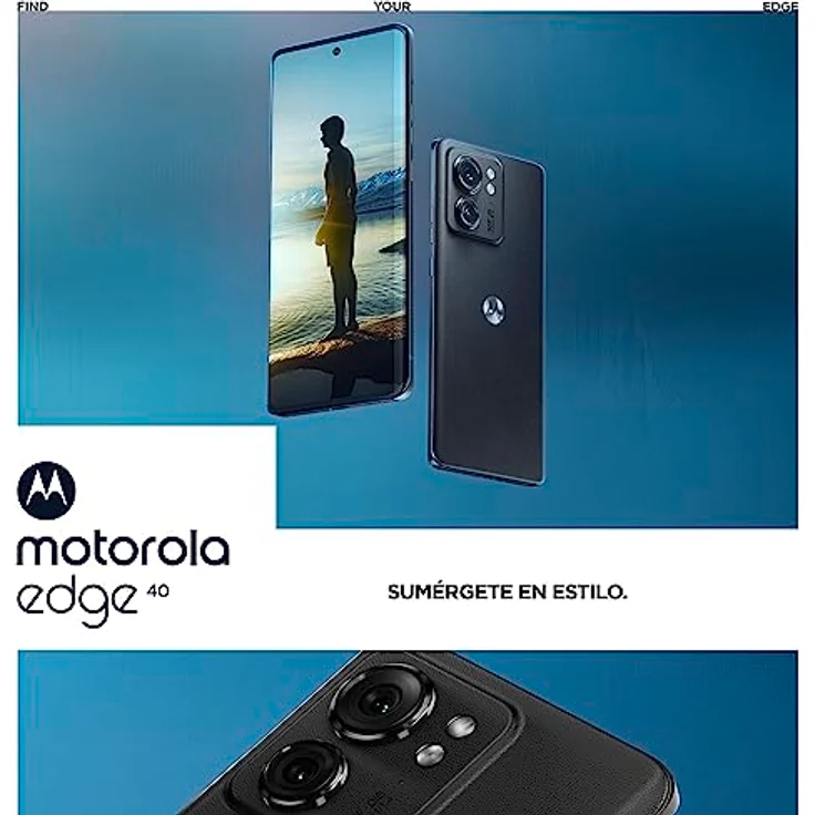 Motorola Edge 40 5G 256GB/8GB RAM Dual-SIM nebula-green – Bild 2