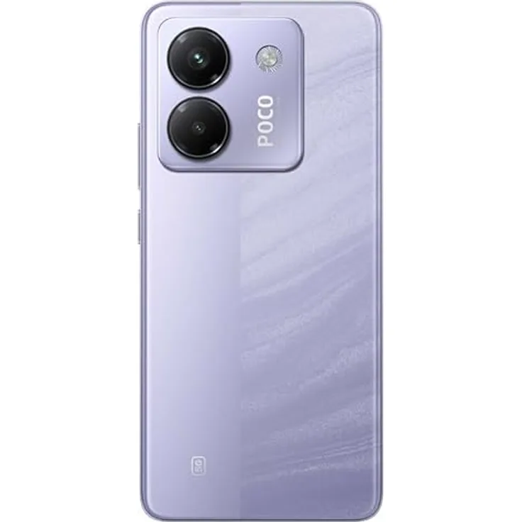 Xiaomi Poco M7 Pro 5G Smartphone, 8 + 256 GB, Lila, 50 MP Hauptkamera mit OIS, 5110-mAh-Akku mit 45 W HyperCharge, IP64, KI-Funktionen