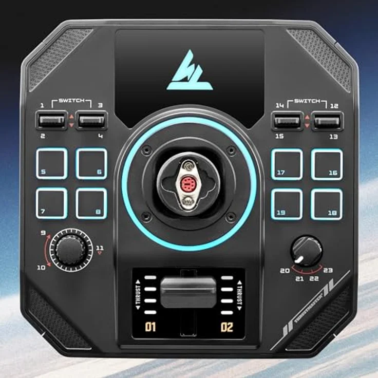 Thrustmaster Sol-R 5 Base Joystick, kompatible Basis für Flugsimulationen mit abnehmbaren Griffen – Bild 4