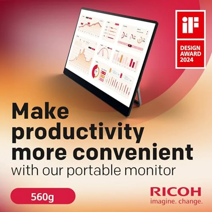 Ricoh 150 mobiler Multi-Touch Monitor 39,60cm (15,6 Zoll) – Bild 8
