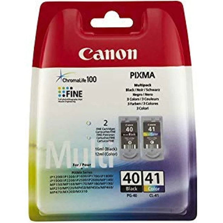 Canon PG40, CL41 Schwarz Tintenpatrone (0615B036) – Bild 3