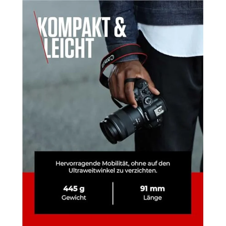 CANON LENS RF 16-28mm F2.8 IS STM, Weitwinkelzoomobjektiv für Canon R-Mount, lichtstark F2.8, kompakt, schwarz – Bild 5