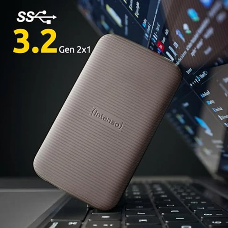 Intenso Externe SSD TX500, 500 GB Portable Solid State Drive, Super Speed USB 3.2 Gen 2x1 (10 Gbit/s), bis zu 1000 MB/s – Bild 4