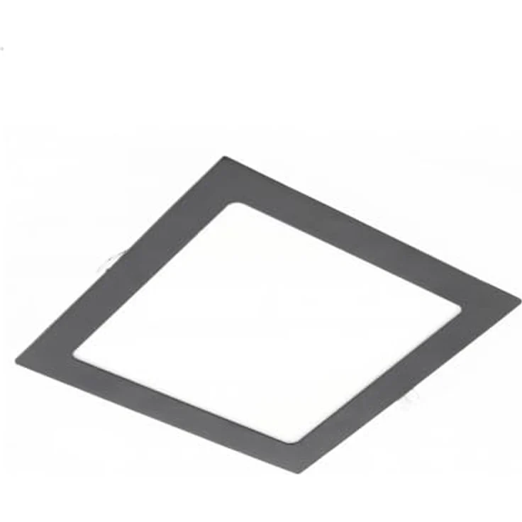 ENERGMiX 18 Watt Eckige LED Einbauleuchte slim Panele in schwarz|1520 Lumen|Neutralweiß (4000 K) – Bild 1