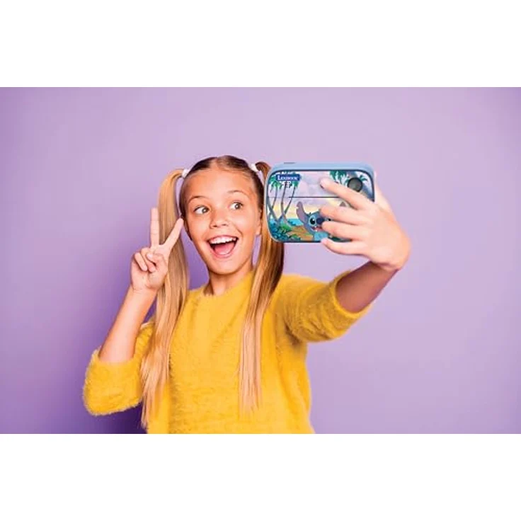 Lexibook Appareil instantané Starcam photo + video Stitch - Deux capteurs de 1,3 MP - Ecran LCD 2 pouces flash inclus - Bleu – Bild 3