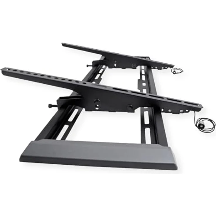 VALUE TV-Wandhalterung, 47 mm Wandabstand, neigbar, 203,2cm/80", 75kg, schwarz – Bild 3