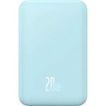 Baseus Mini-Powerbank 5000 mAh 20 W + USB-C-Kabel (20 V/3 A) – blau (5000 mAh, 20 W, 19.25 Wh), Powerbank, Blau