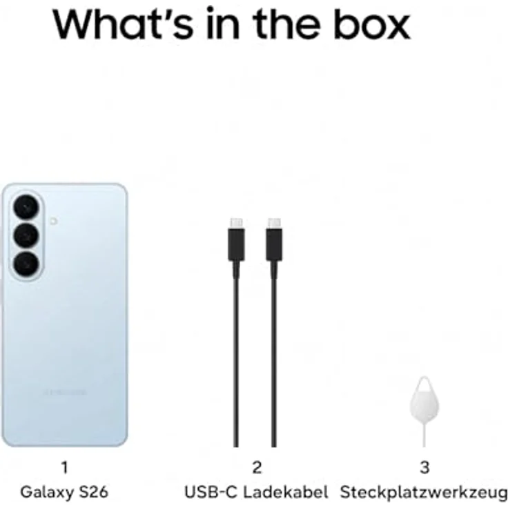 Samsung Galaxy S26 AI Smartphone, Android-Handy ohne Vertrag, 256 GB Speicher, Skyblue – Bild 8