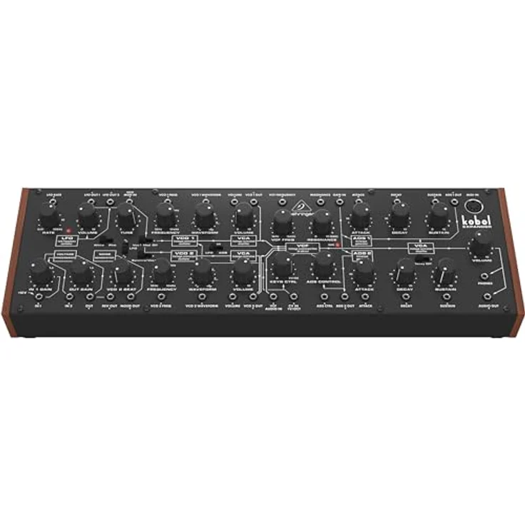 Behringer Kobol Expander, Analog Synthesizer im 19“ Desktop-Gehäuse mit 2 Oszillatoren, 32 CV und MIDI Anschlüssen – Bild 2