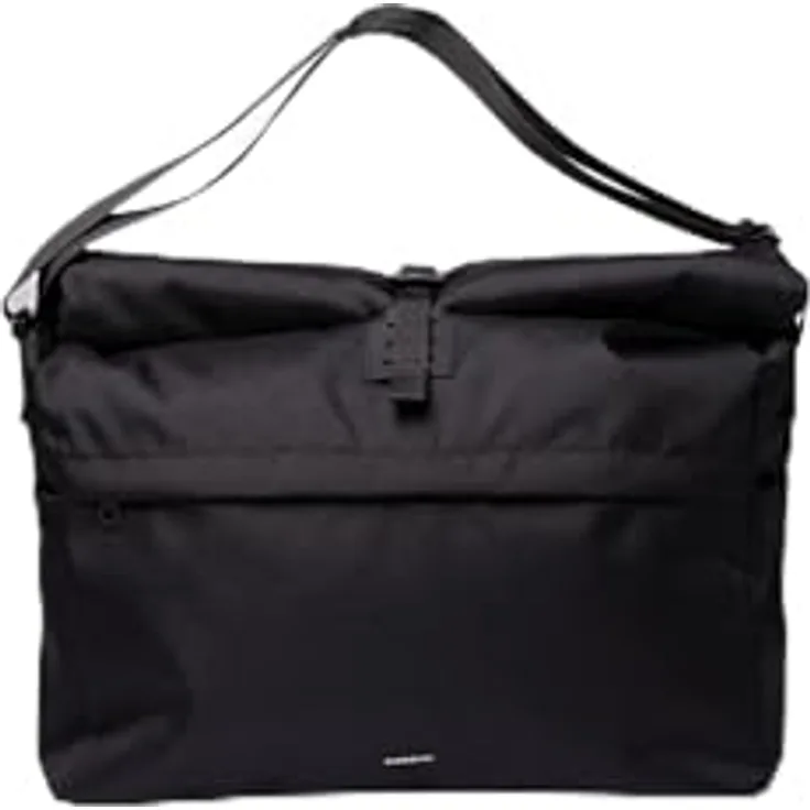 Sandqvist Icon Aktentasche 49 cm mit Laptopfach, schwarz, 100% Polyester
