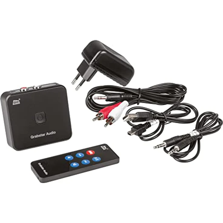 DNT Grabstar Audio, Audio-Digitalisierer und Game Recorder mit MP3-Konvertierung, Fernbedienung und SD-USB-Speicher bis 32 GB – Bild 7