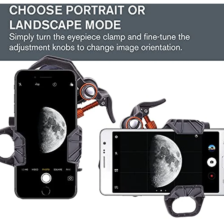 Celestron NexYZ 3-Axis Uni. Handy Adapter Fernglas mit Smartphone Verbindungsfähigkeit – Bild 6